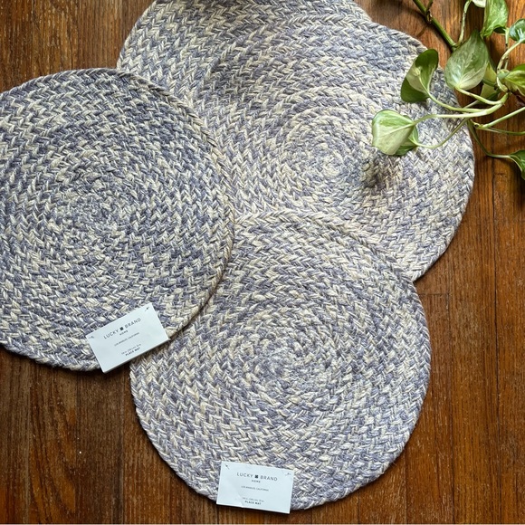 Lucky Brand (Set of 4) Jute Placemats - Picture 2 of 5
